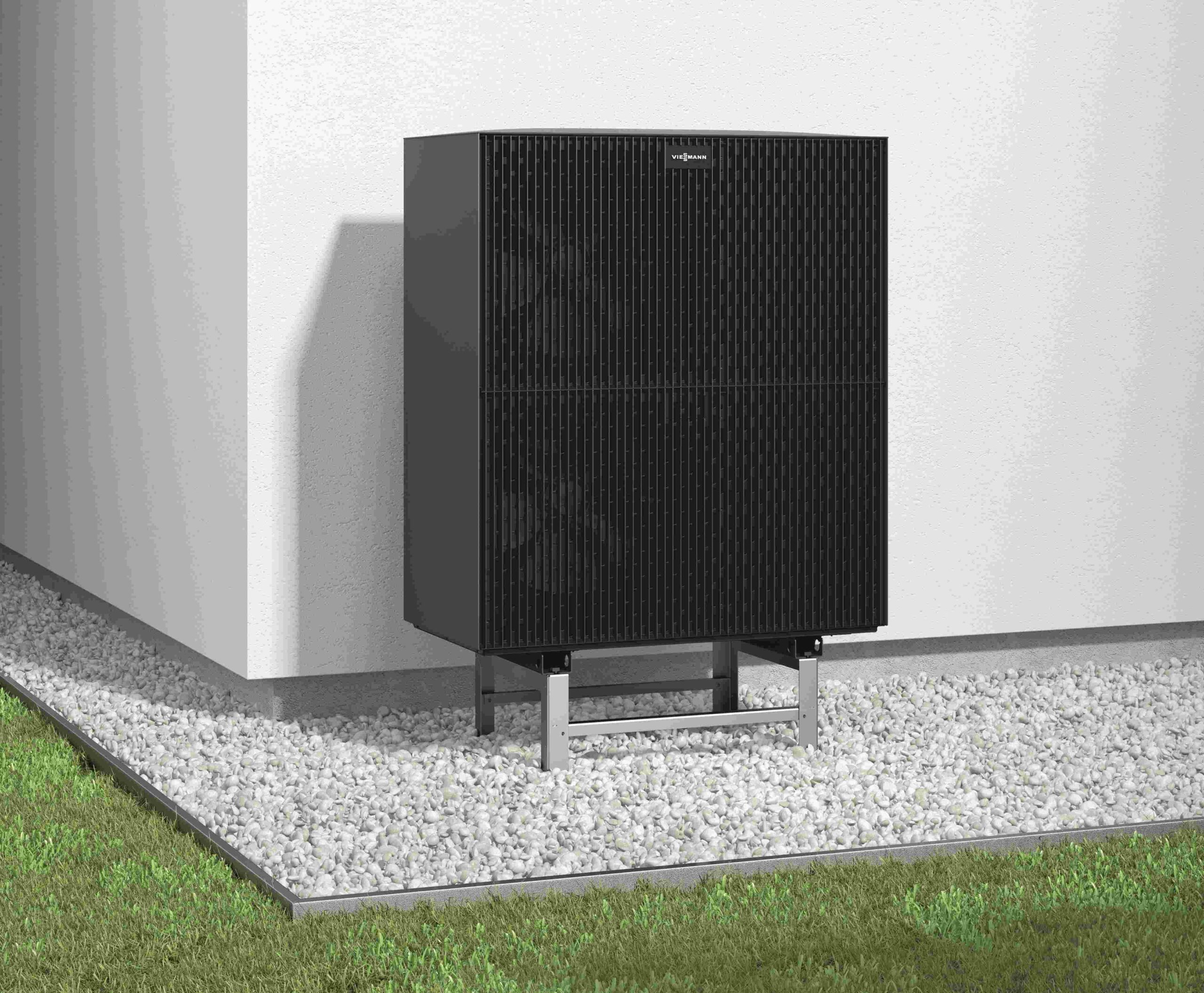 Förderung Wärmepumpe Vitocal 25 Ausseneinheit mit Bodenkonsole Förderung Wärmepumpe Badsanierung Köln Vitocal Ausseneinheit mit Bodenkonsole